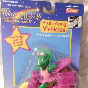 Baby Bop Push Along Trike Vehicle Toy Playskool Vintage 1997